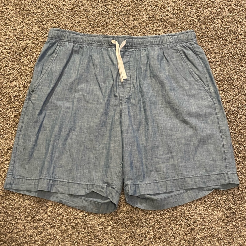 Men's Jogger Chambray Shorts L